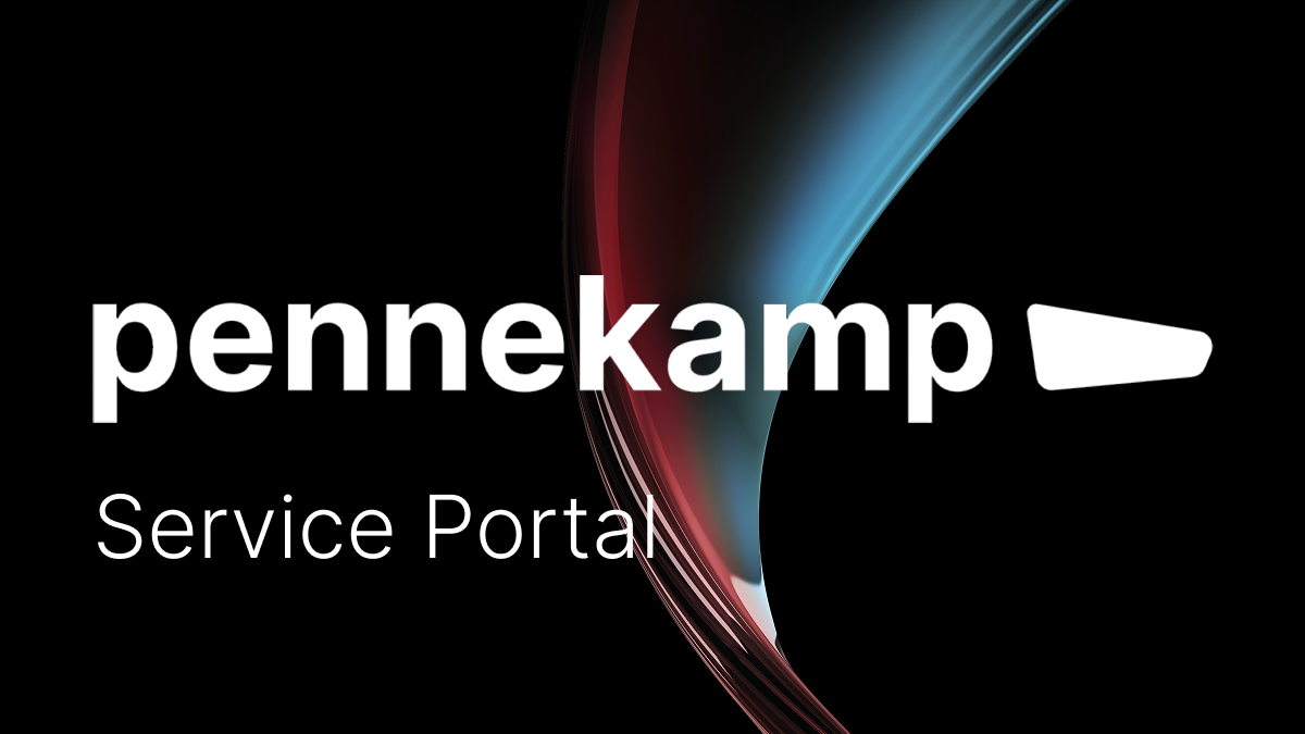 Neu: Das Pennekamp-Serviceportal ist online